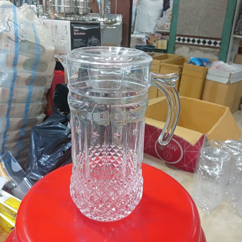 Picture of Acrylic Plastic Transparent Jug – 1.3-White