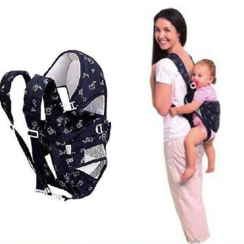 Picture of Babies Bloom 6-in-1 Baby Sling Carrier for 2-30 Months, Breathable & Adjustable with Head Support, Padded Straps, and Multiple Carry Positions – Durable, Comfortable, and Easy to Use-Multicolor
