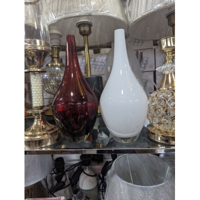 Picture of Vintage IKEA Salong Ruby Red Glass Vase-Red