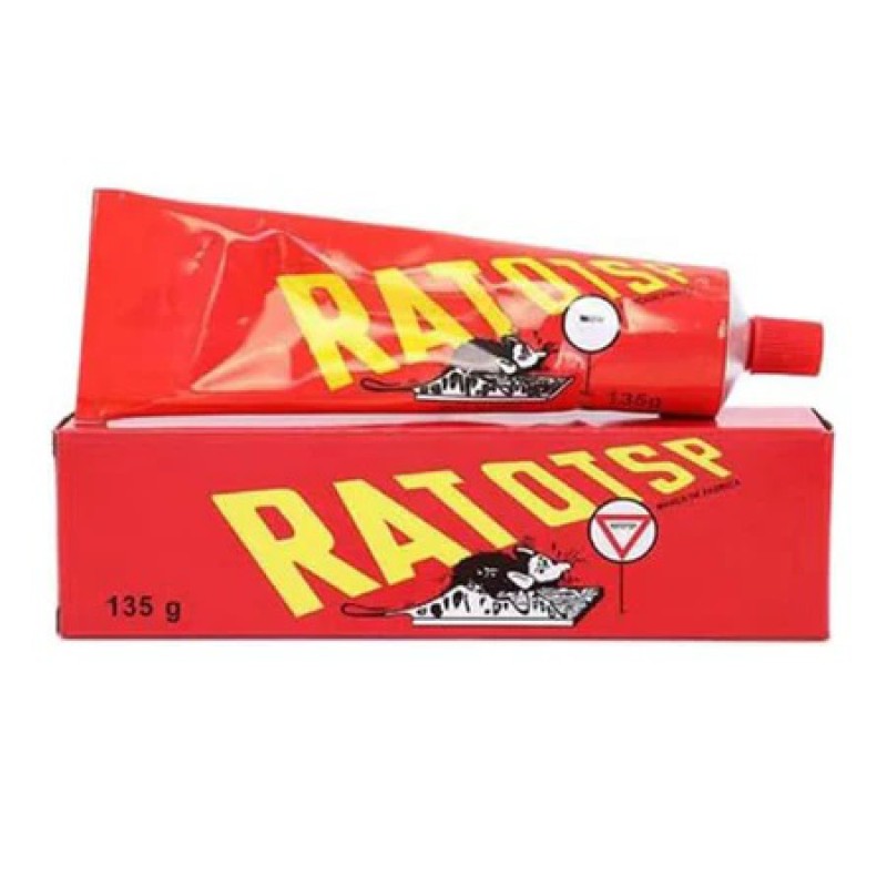 Picture of Strong Sticky Mouse Glue Trap | 1 Pcs, 135g | Non-Poisonous & Disposable | Works for Rats, Bugs & Gophers | Outdoor & Indoor Use | Effective Pest Control | >480 Hours of Powerful Adhesion-Multicolor
