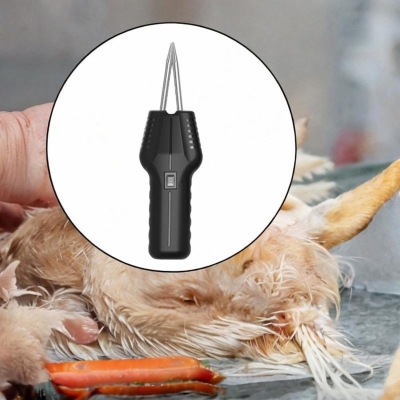 Picture of Portable Handheld Electric Chicken Plucker Machine & Turkey Defeathering Tool | Waterproof Quick Feather Removal Device for Ducks Geese Birds | Efficient Backyard Poultry Processing Equipment for Home Use-Multicolor