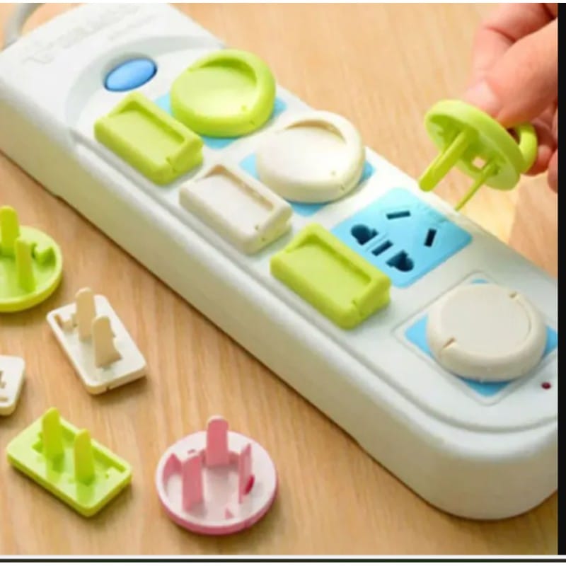 Picture of Best 10pcs Baby Safety Outlet Plugs and Socket Covers for Child Proofing Electrical Outlets Protectors with Hidden Handle Design for Kids Security in Home Living Room Bedroom and Modern Kitchen Areas.-Multicolor