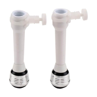 Picture of Long Faucet Water Spray Nozzle – Chlorine & Heavy Metal Filter – 1 Pc – Ideal for Bathroom Sink – Clean Water for Home & Kitchen Use-White
