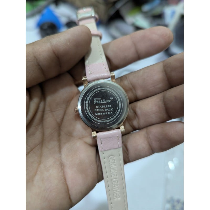 Picture of Chenhan Fashion Luxury Pink Butterfly Print Analog Watch for Women and Girls featuring a Stylish Rose Gold Case, Premium Soft Leather Strap, Precise Quartz Movement, and Elegant Diamond Accents for Daily Wear.-Pink