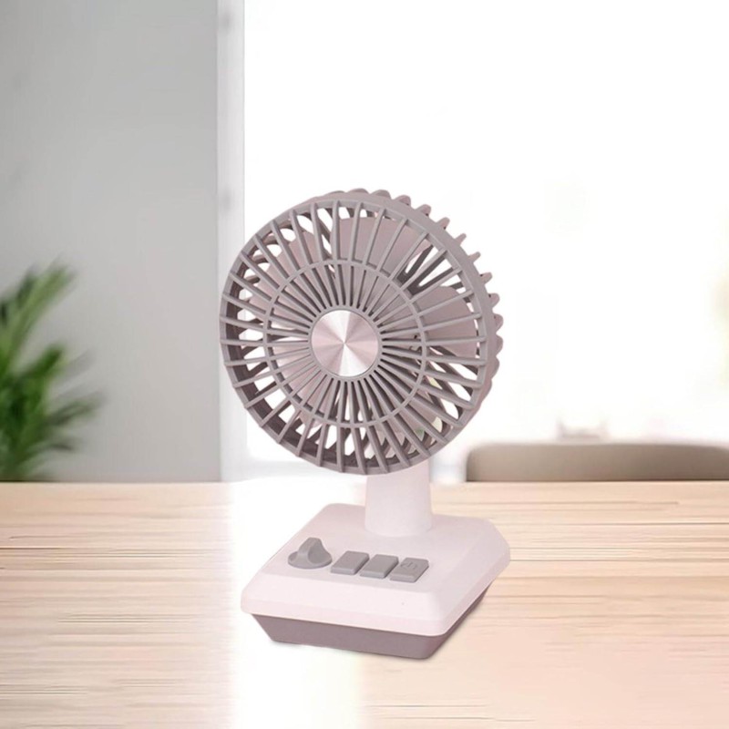 Picture of Handheld Fan Hand Fan Small Desk Fan Personal Fan for Sports Hiking Travel Fishing-Multicolor