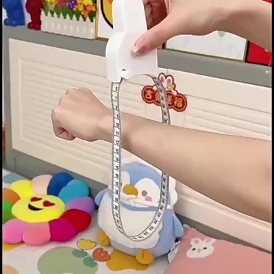 Picture of Automatic Telescopic Tape Measure Body Measuring Tape Sewing Ruler Tools Centimeter Tapes For Body Meter Measure White Tools for meger-Multicolor