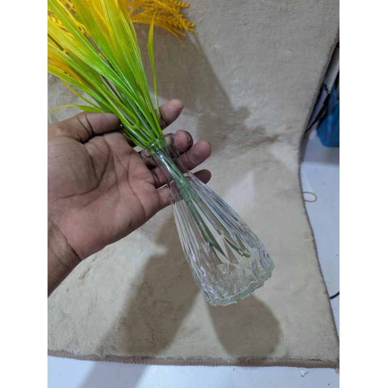Picture of Premium Artificial Golden Rice Ears Wheat Bouquet For Home Office Decor Photography Props And Wedding Venue Scenery-Yellow