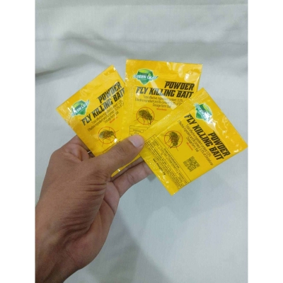 Picture of Greenleaf Fly Killer Powder – Powerful Insecticide Bait for Indoor Use – Eliminate Houseflies and Flying Insects – Safe and Odorless Formula for Effective Pest Control-yellow