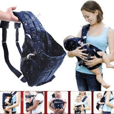 Picture of Babies Bloom 6-in-1 Baby Sling Carrier for 2-30 Months, Breathable & Adjustable with Head Support, Padded Straps, and Multiple Carry Positions – Durable, Comfortable, and Easy to Use-Multicolor