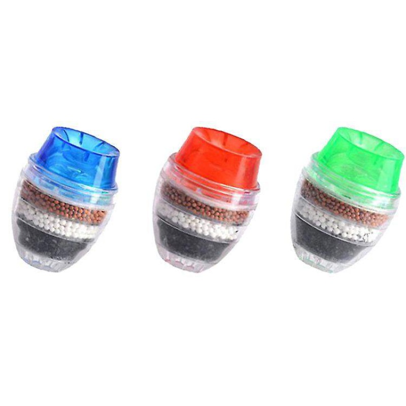Picture of Mini kitchen faucet tap water filter purifier with activated carbon technology for home use, compact design, easy installation, effectively purifies tap water, improves taste and safety for daily drinking needs-Multicolor