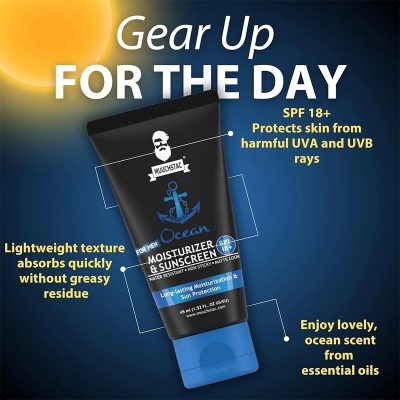 Picture of Muuchstac Ocean Facewash & Sunscreen Moisturizer Combo for Men