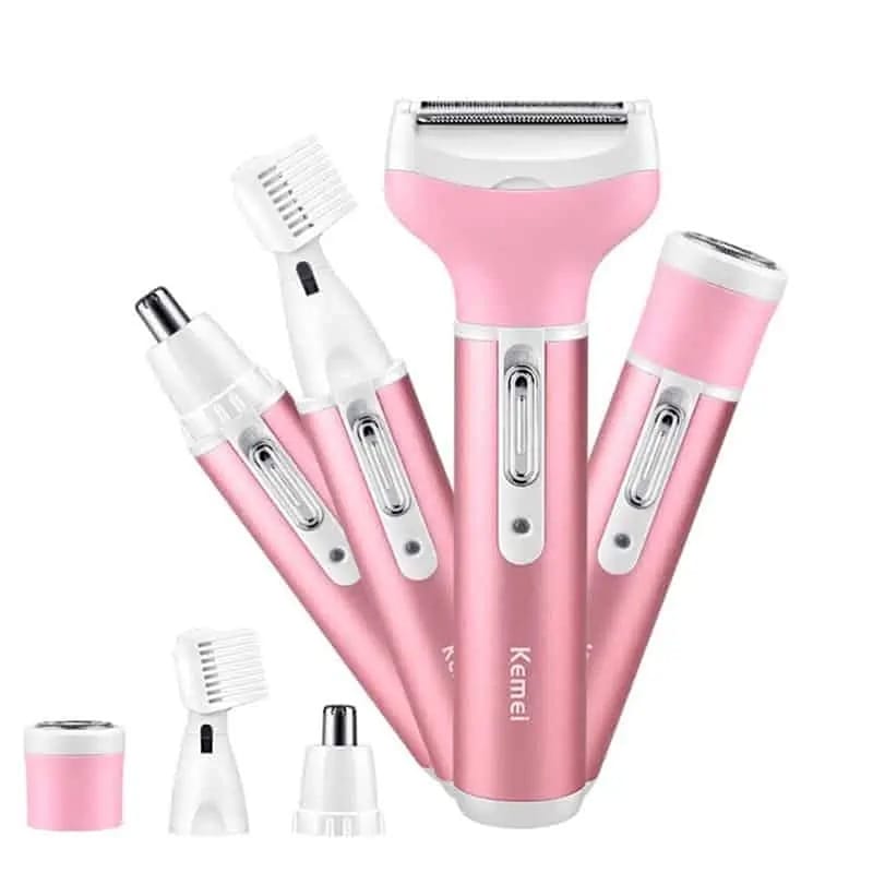Picture of Kemei KM-6637 Multi Functional 4 In 1 Shaver For Women