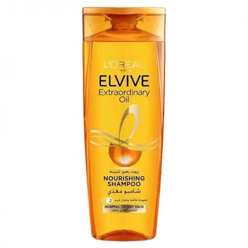 Picture of LOreal Paris Elvive Extraordinary Oil Shampoo 400ml + Conditioner 360 ml - for Normal to Dry Hair