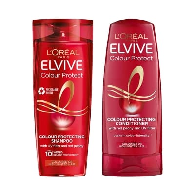 Picture of Loreal Elvive Color Protecting Shampoo and Conditioner combo pack 400ml (France)