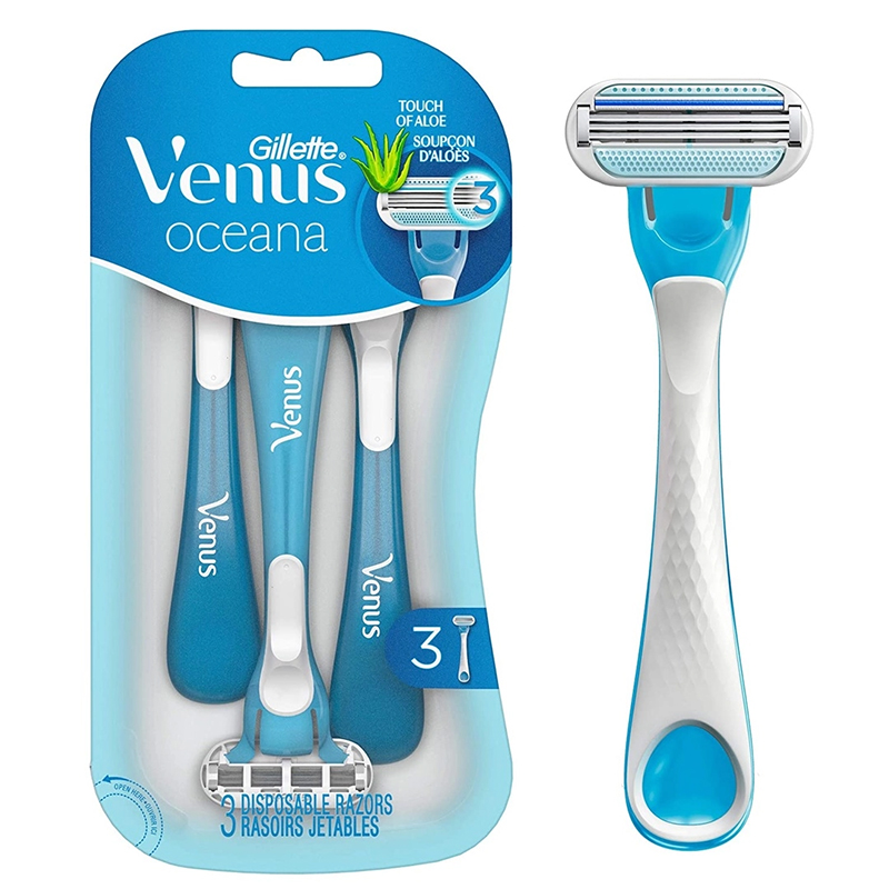 Picture of Gillette Venus Oceana Women's Disposable 3 Blade Razors 3 Piece