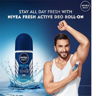 Picture of Nivea Men Fresh Active Anti-Perspirant Roll On Deodorant - 50ml