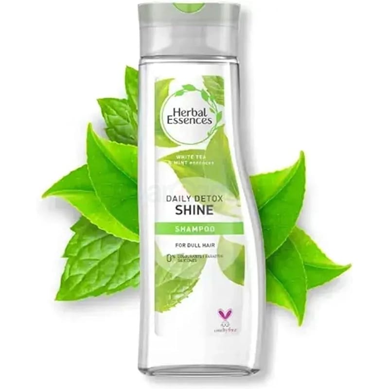 Picture of Herbal Essences Daily Detox Shine Shampoo with White Tea & Mint Essences for Dull Hair 400ml