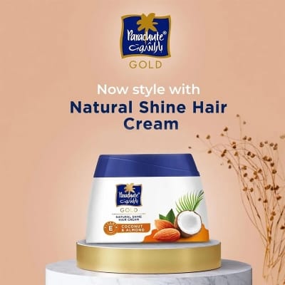 Picture of Parachute Gold Hair Cream Natural Shine with Coconut and Almond 140ml