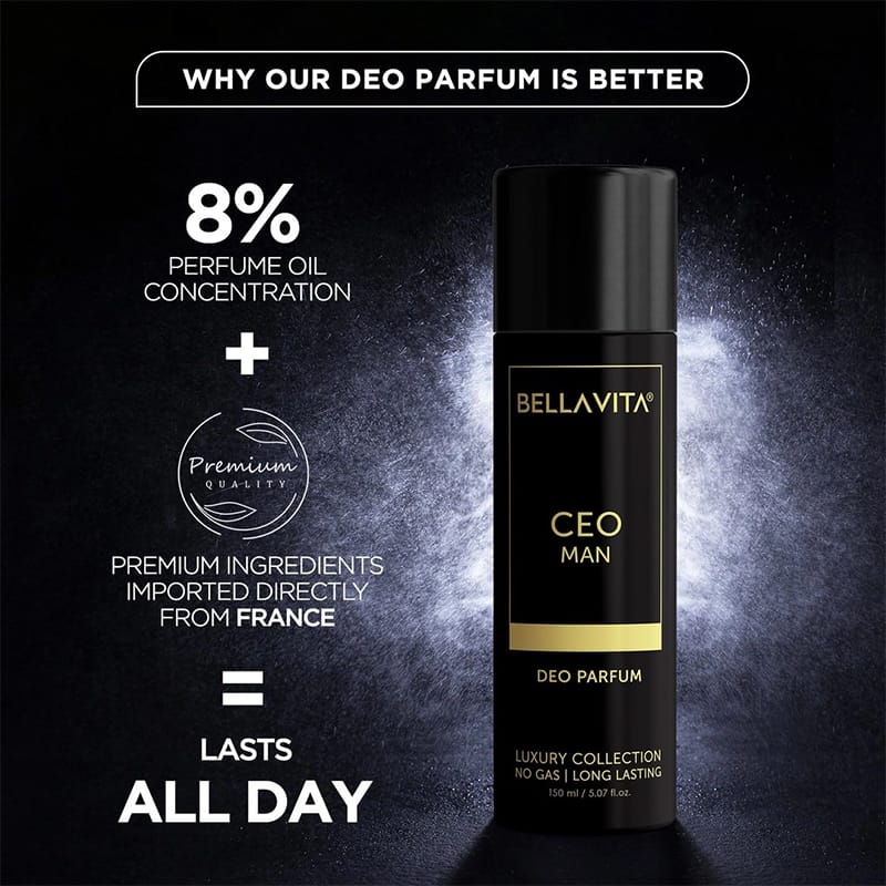 Picture of Bella Vita CEO Man Body Perfume 150ml | Premium No Gas Deo for Man