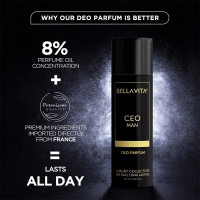 Picture of Bella Vita CEO Man Body Perfume 150ml | Premium No Gas Deo for Man