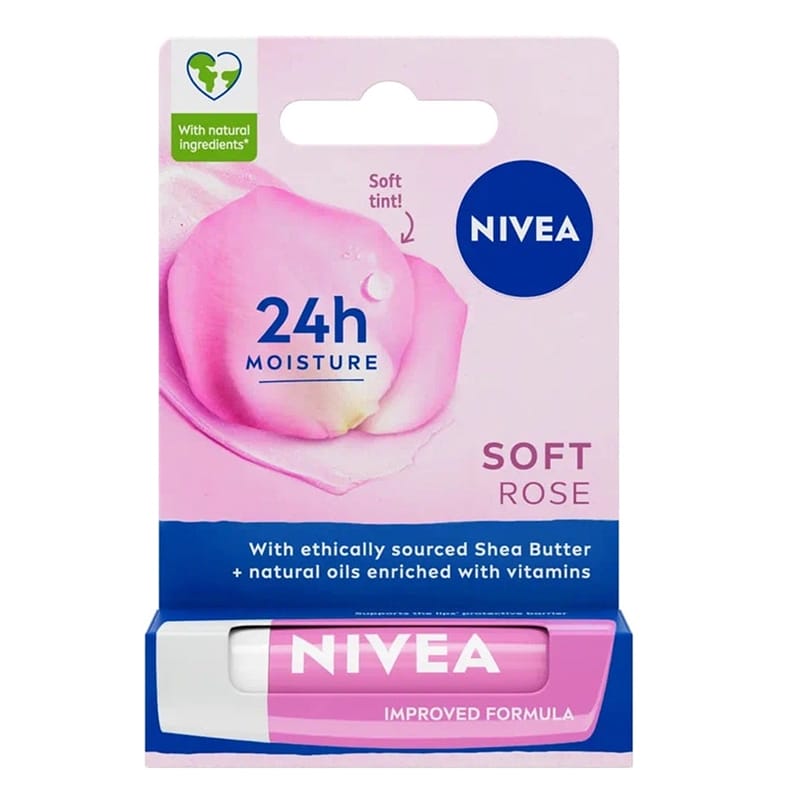 Picture of Nivea Soft Rose Lip Balm 4.8g