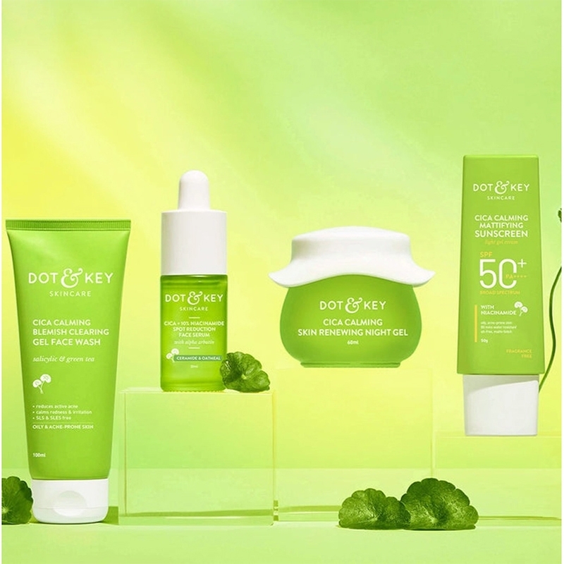Picture of Dot and key Super Cica & Salicylic Anti Acne Routine combo