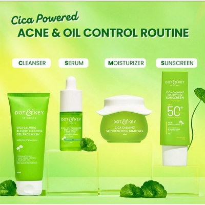 Picture of Dot and key Super Cica & Salicylic Anti Acne Routine combo