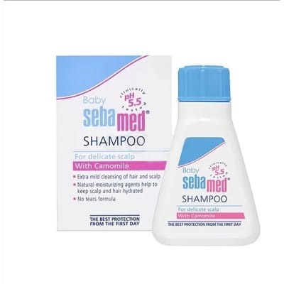 Picture of Baby Sebamed Shampoo for Delicate Scalp with Chamomile 150ml