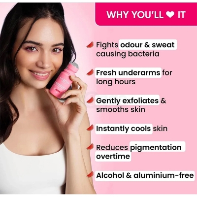 Picture of Dot and Key Watermelon Cooling Underarm Roll On for Pigmentation & Odor Control 50ml