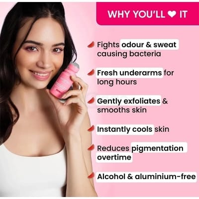 Picture of Dot and Key Watermelon Cooling Underarm Roll On for Pigmentation & Odor Control 50ml
