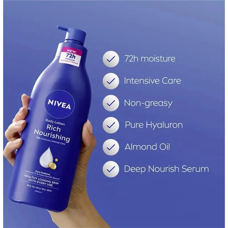 Picture of Nivea Nourishing Body Lotion 400ml(Spain)