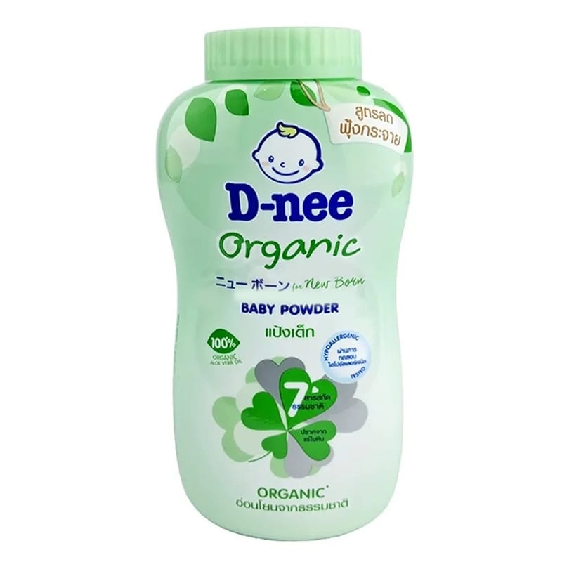 Picture of D Nee Organic Baby Powder Aloe Vera For New Born Baby 130g