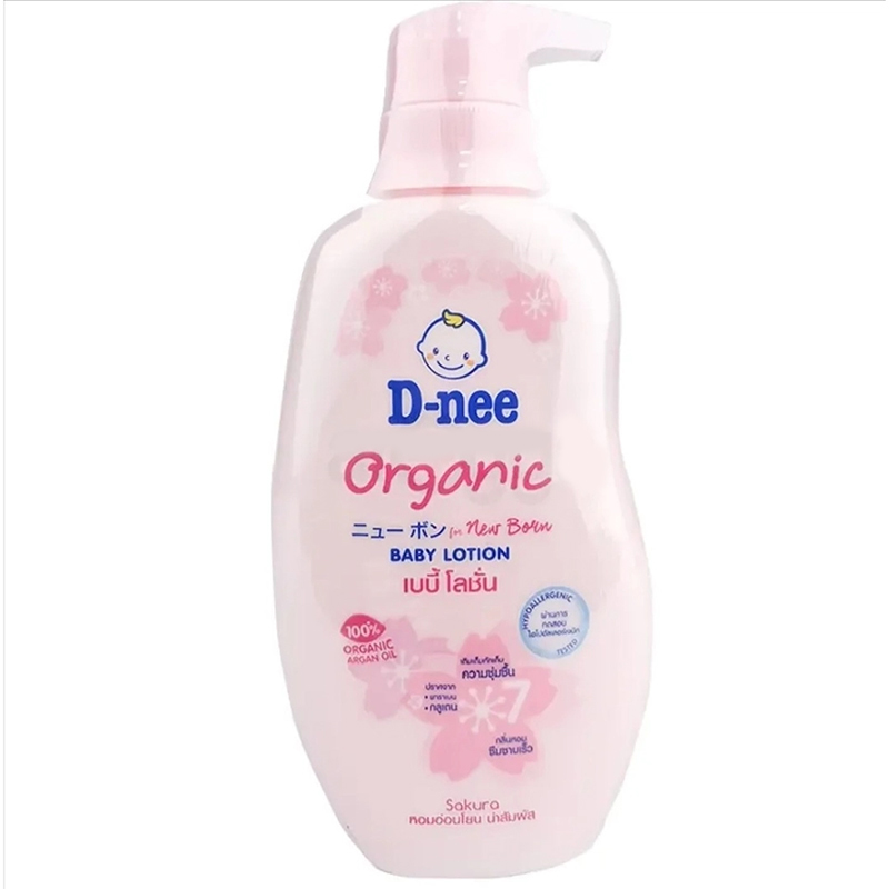 Picture of D Nee Organic Baby Lotion Sakura For Newborn 300ml