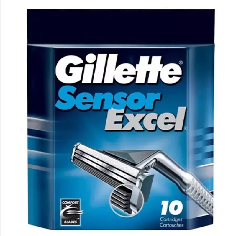 Picture of Gillette Sensor Excel Razor Cartridge 10pcs