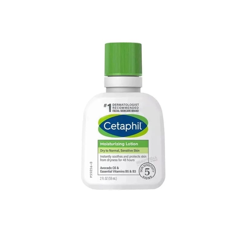 Picture of Cetaphil Moisturizing Lotion for Dry to Normal, Sensitive Skin Avocado Oil and Vitamins E, B5 & B3 59ml