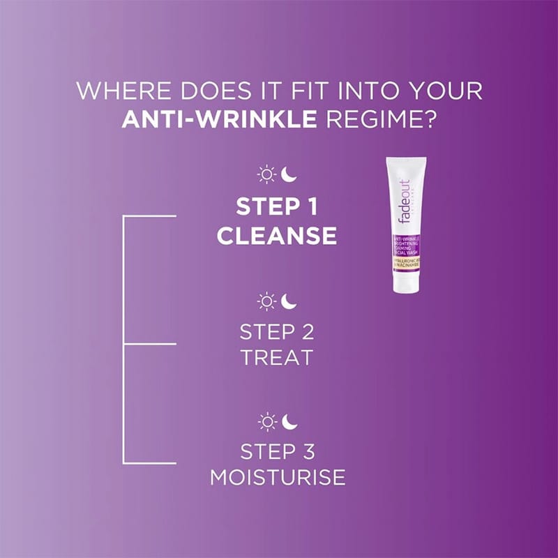 Picture of Fadeout Anti-Wrinkle Brightening Facial Wash 100ml