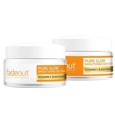 Picture of Fadeout Pure Glow Brightening Day & Night Cream combo 50ml