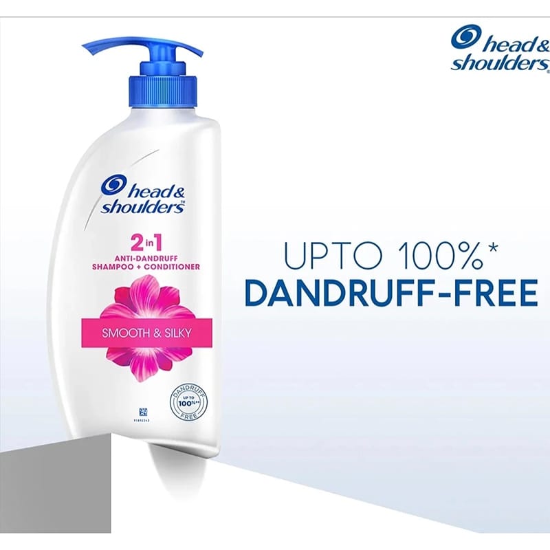 Picture of Head & Shoulders, Anti Dandruff Shampoo + Conditioner, Smooth & Silky, 650 ML