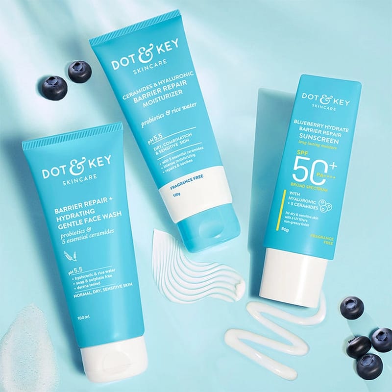 Picture of Dot And Key Face wash Sunscreen Moisturizer Combo Set