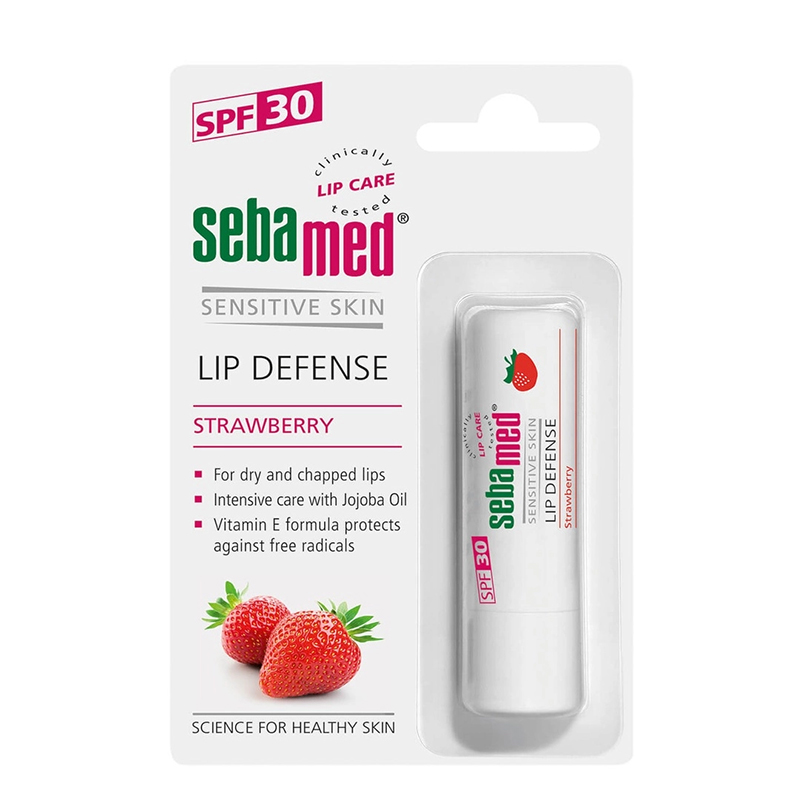 Picture of Sebamed Lip Defense Strawberry Lip Balm
