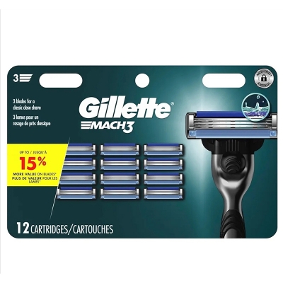 Picture of Gillette Mach3 Men's Razor Blade Refills, 12 Refills