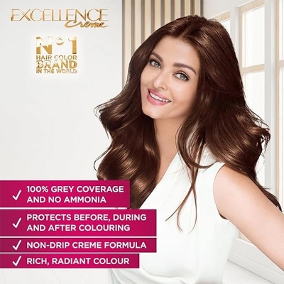 Picture of Loreal Paris Excellence Creme Hair Color - 1 Black (100gm+72ml)