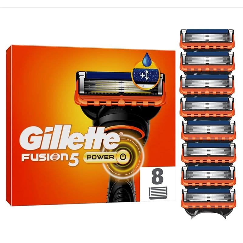 Picture of Gillette Fusion 5 Power Blade XL Pack with 8 (Germany)