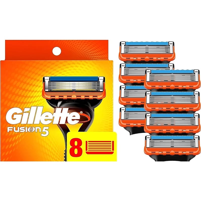 Picture of Gillette Fusion5 Razor Refills for Men, 8 Razor Blade Refills(Germany)
