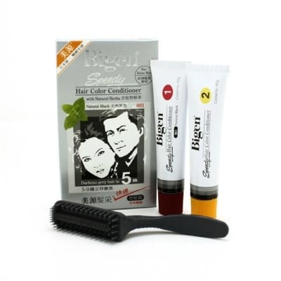 Picture of Bigen Speedy Hair Color Naturl Black 881 (Thailand) - 40Ml+ 40Ml
