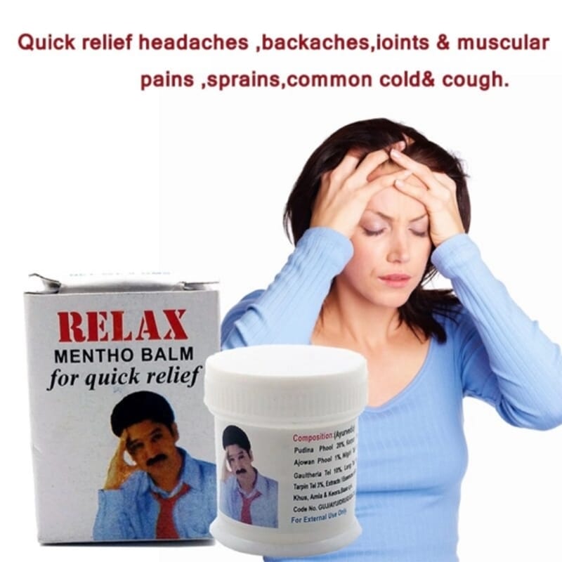 Picture of Relax Quick Relief Menthol Balm (Indian) - 9Gms