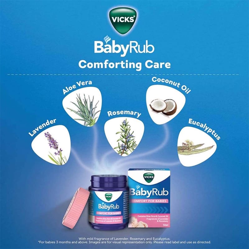 Picture of Vicks Babyrub Comforting Care (Indian) - 25Ml