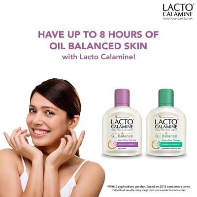 Picture of Calamine Daily Face Care Lotion Oil Balance Kaolin Clay Therapy (Indian) - 120Ml