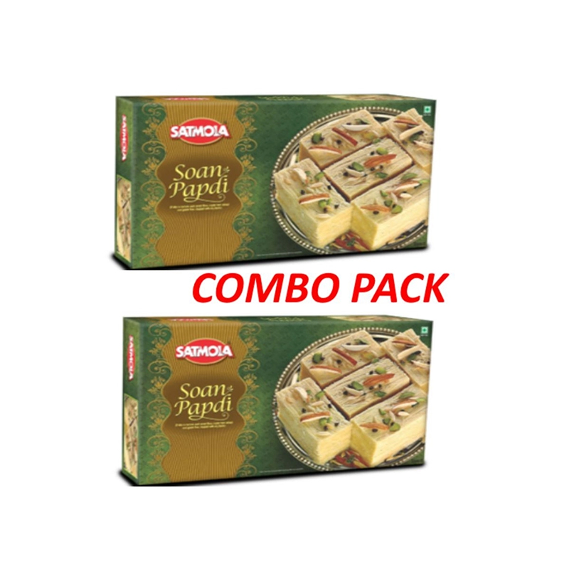 Picture of Satmola Soan Papdi Premium (Indian) - 100Gm (Combo Pack)