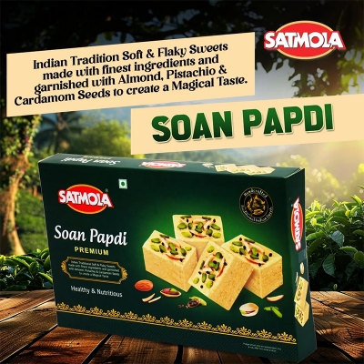 Picture of Satmola Soan Papdi Premium (Indian) - 100Gm (Combo Pack)